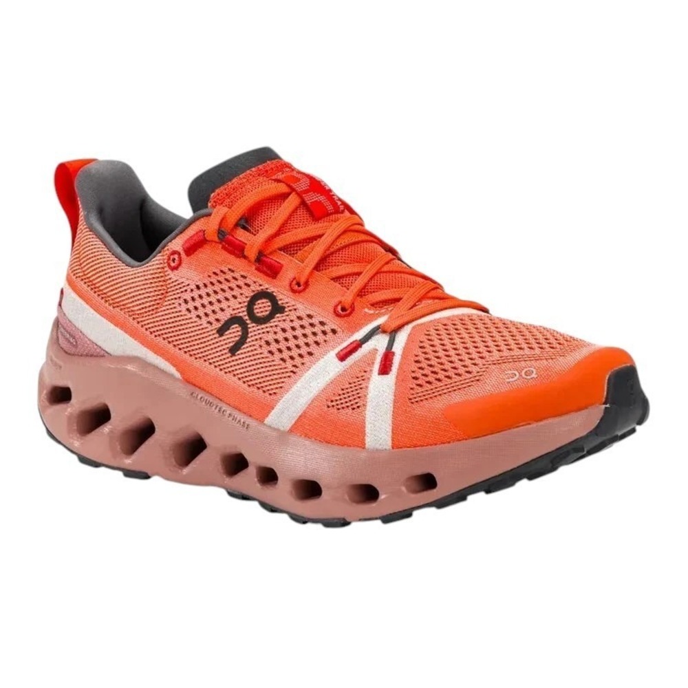 New On Cloudsurfer Trail Running SZ 11.5 Men Flame Dustrose‎ 3ME10112150 Running